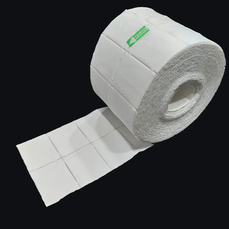 500 безворсовые салфетки средство для снятия акрилового геля с ногтей бумажные