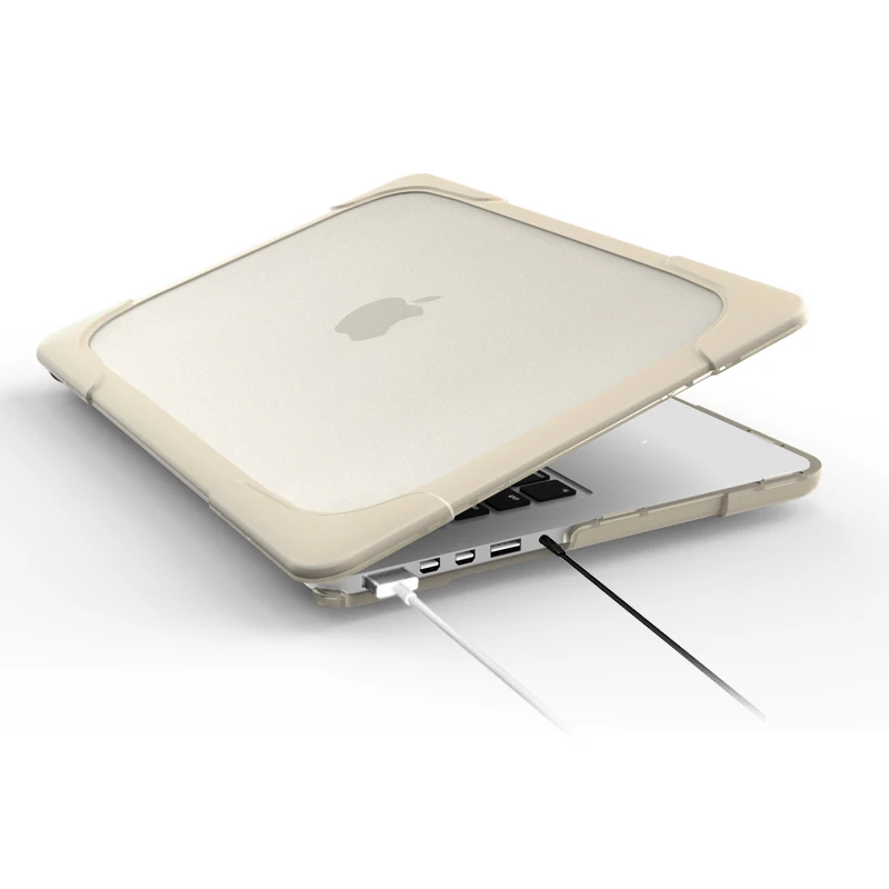 Чехол-подставка для Apple MacBook Retina 13 дюймов A1502 A1425 Мягкий силикон ТПУ + Жесткий Чехол