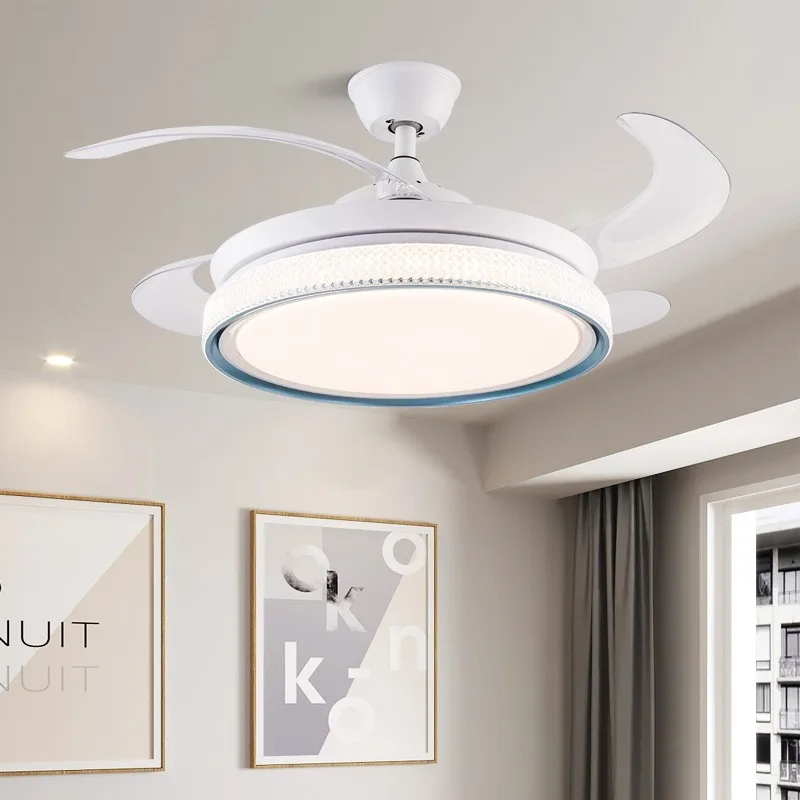 Новинка 2021 потолочный вентилятор со светодиодный Ной подсветкой люстра с