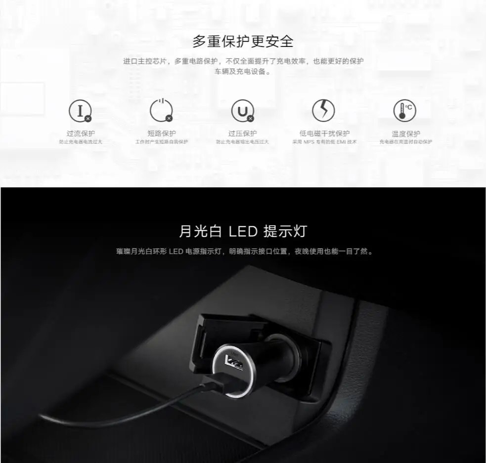 Xiaomi mi Max автомобиль Зарядное устройство 37 Вт Dual USB быстрое зарядное устройство 5 V/3A 9В/3A 12 V/2.25A Быстрая зарядка для спортивной камеры Xiao mi 9/Red mi K20 pro смартфон