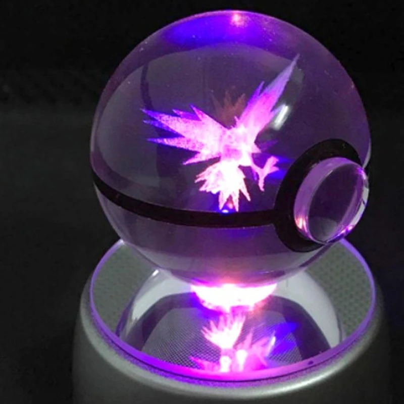 Pokémon Ball Decor Pokemon Go Pikachu игрушечные фигурки животных Pokeball со светодиодсветильник