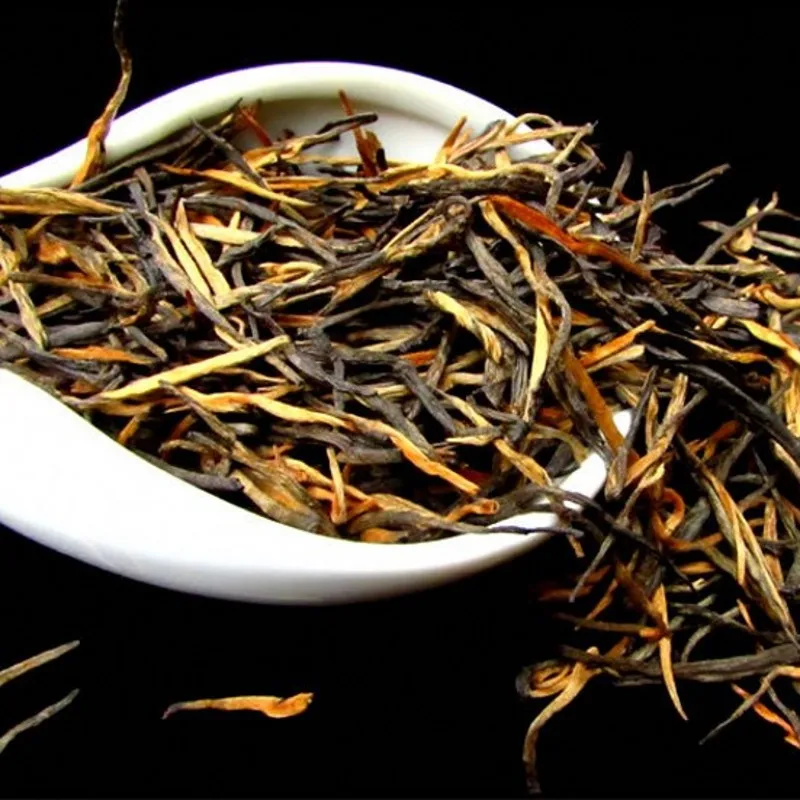 

Yunnan Large Tree Golden Buds Black Chinese Tea 250g DianHong Balck Cha Tea Golden Needle Loose Leaf