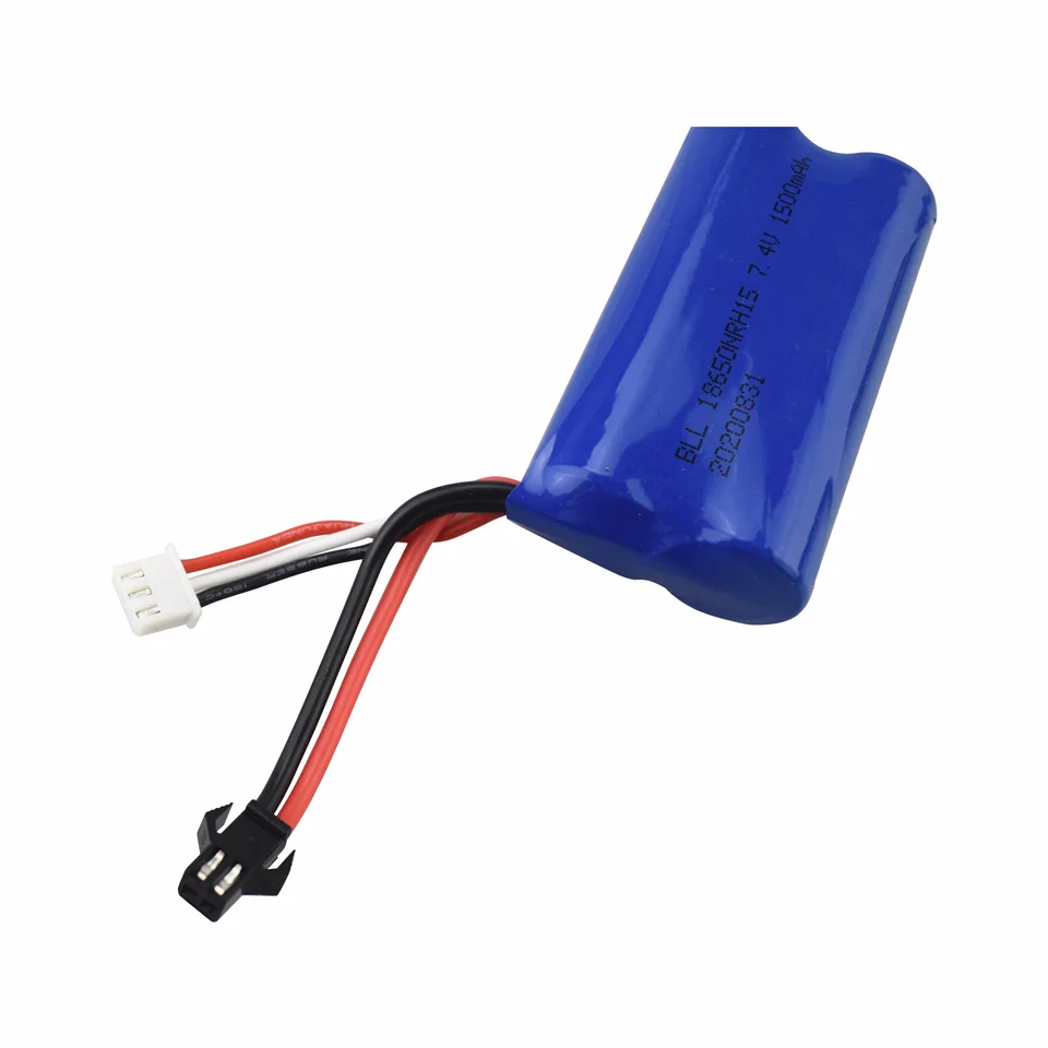 

2S Lipo Battery 7.4V 1500mah 18650 for H105 H103 H101 T2 Remote Control RC Boat Battery Spare Parts