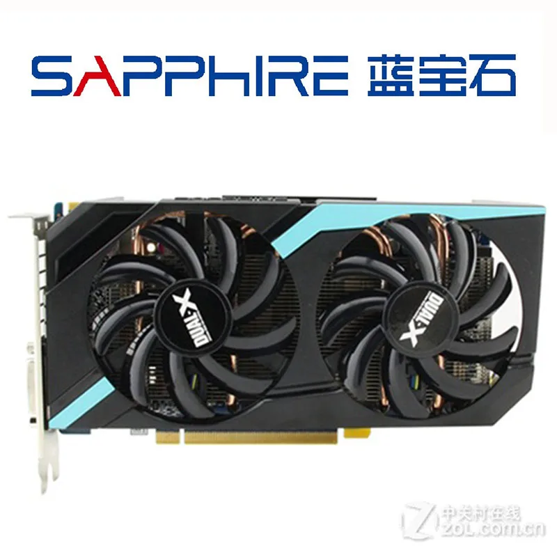 Видеокарта SAPPHIRE HD7870 2 ГБ GDDR5 256bit для AMD 7800 series Radeon HD 7870 2GB 2G HDMI DVI б/у|Видеокарты| |