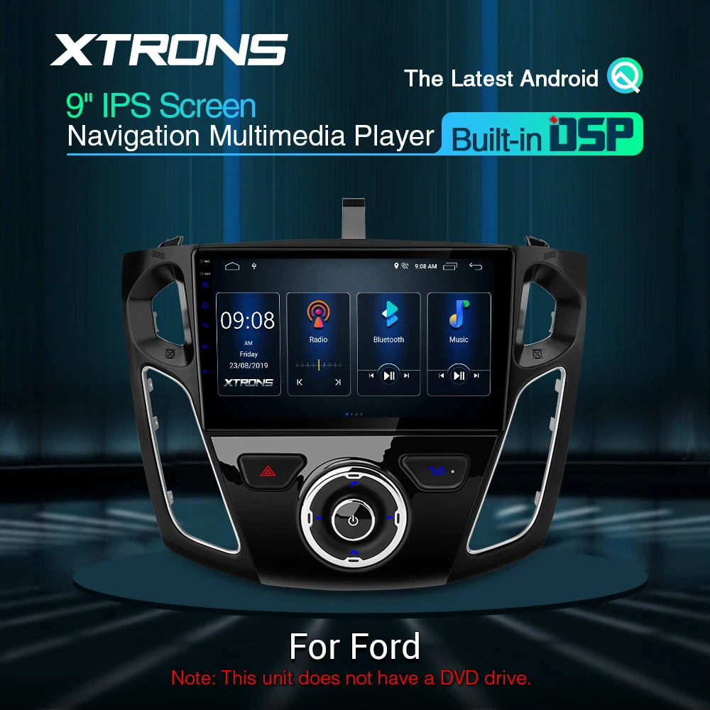 XTRONS 9 &quotВстроенный DSP новейший Android IPS экран GPS навигация мультимедийный плеер для