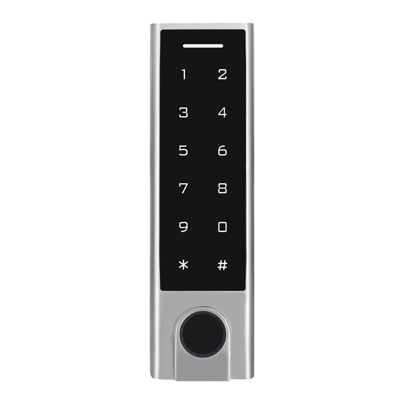 

ACM Waterproof Metal Touch Keypad Standalone Fingerprint Digital Keypad Access Control with 125KHz EM Card Reader
