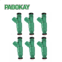6 pieces x brand new green giant 42 lb for ford mustang 440cc v8 5 0 gt fuel injector 0280155968