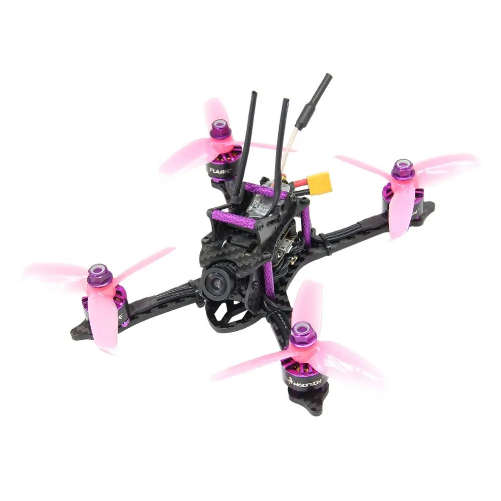 Purple BNP A85 V2 HGLRC XJB145 FPV BNF гоночный Дрон 145 мм комплект из углеродного волокна для рамы OSD F4 Контроллер полета 1407 3600KV бесщеточный двигатель 28A 4в1 ESC - Цвет: Purple BNP A85 V2