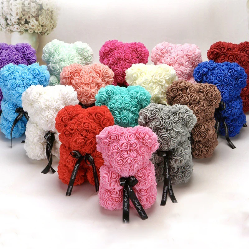 Горячие подарки на день Святого Валентина большое ожерельес 25 см плюшевый