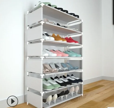 

Multi-layer assembly dustproof shoe cabinet household dormitory economical special storage rack