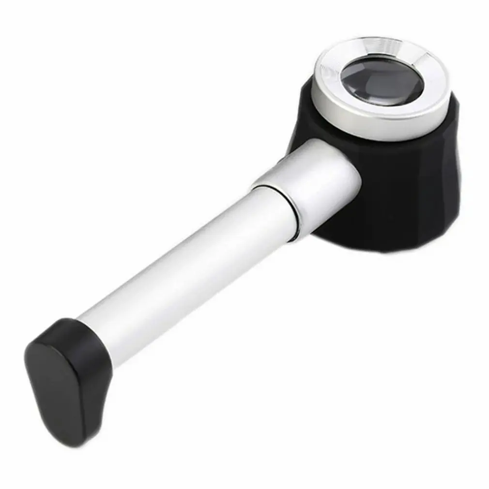 

Ручное 10-кратное тканевое фото-зеркало из текстильной ткани с 3 лампочками измерительные весы увеличительное стекло портативное увеличите...