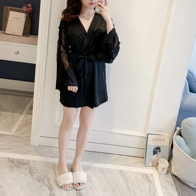 

Lace Bride Dressing Gown For Women High Archives Satin Robe