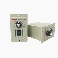 input ac110v dc motor speed controller permanent magnet brush motor controller output 24v36v60v 90v emergency stop