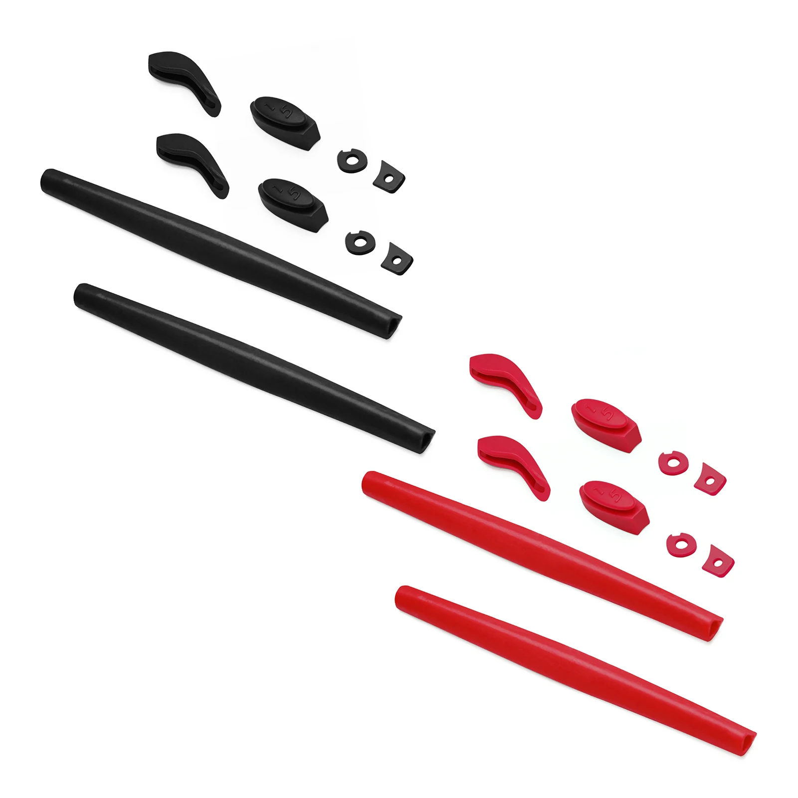 Black-Red KIT Поляризованные Сменные линзы для солнцезащитных очков Оукли Джульетта - Цвет линз: Black-Red KIT