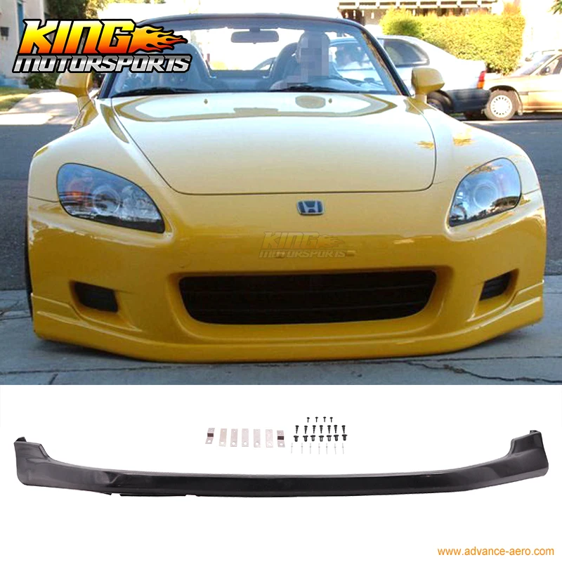 Подходит для 00 03 Honda S2000 2Dr AP1 T R Уретановый передний бампер спойлер 01 PU Корпус