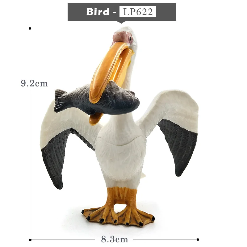 Bird-a Имитация индейки птица курица ферма ПВХ Модель Животного Фигурка домашний декор миниатюрное украшение для сада в виде Феи современные аксессуары - Цвет: Bird-a