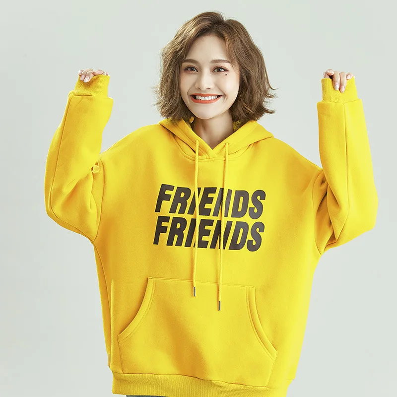 

Sweatershirt Casual Solid Women Hooded 2020 Long Sleeve Blouse Lace Up Drawstring Tops white