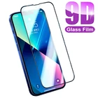 9D полное Защитное стекло для Apple iPhone 13 12 mini 11 Pro Max, закаленное защитное стекло для iphone X XR XS Max 7 8 Plus, стеклянная пленка