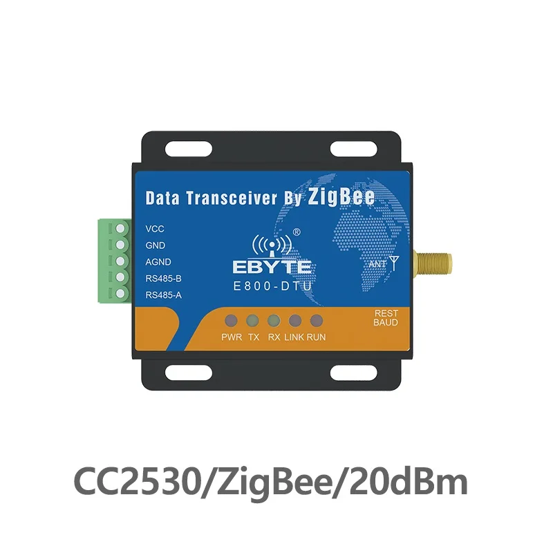 Модуль Zigbee CC2530 RS485 сетчатая сеть 240 МГц 20 дБм 2 4 ГГц приемопередатчик