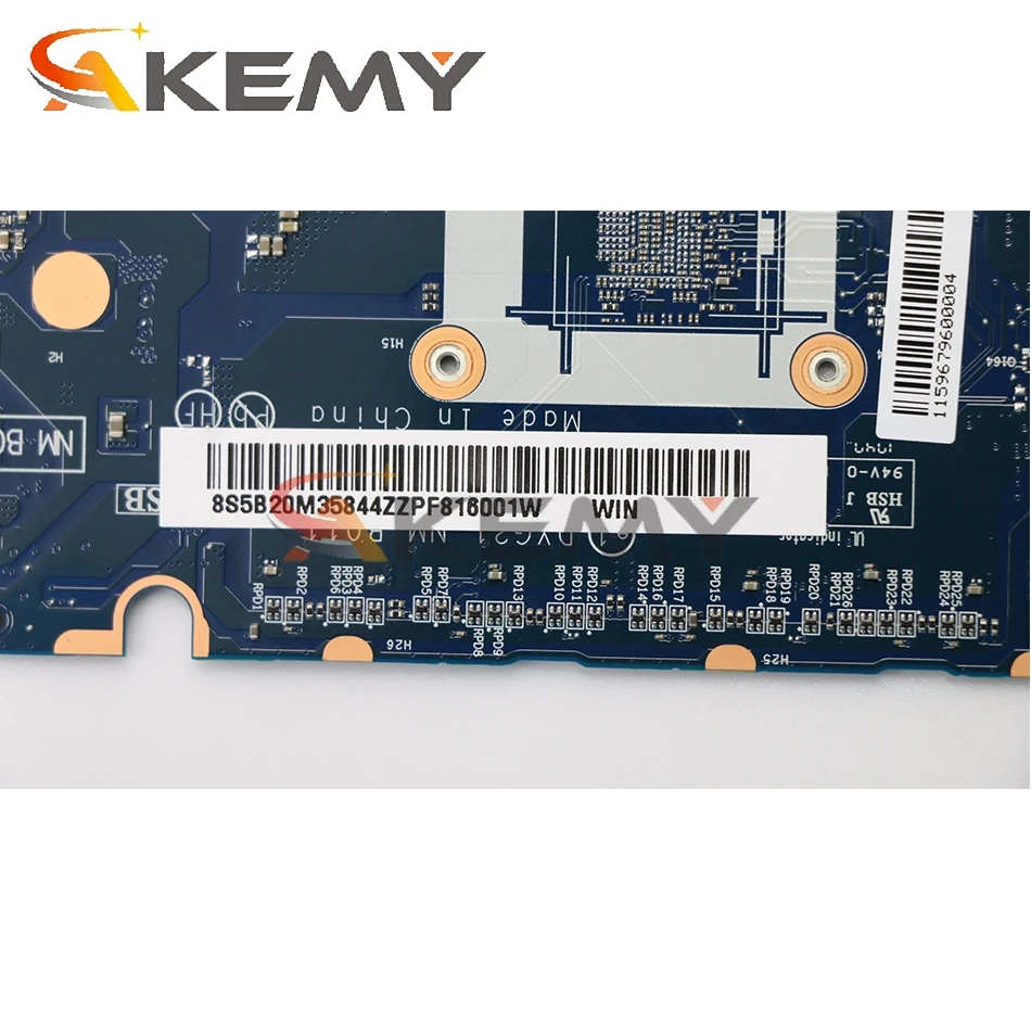 

DYG21 NM-B011 Laptop motherboard For Lenovo YOGA 710-11IKB original mainboard 4G-RAM 4410Y CPU 5B20P21820 100% test work