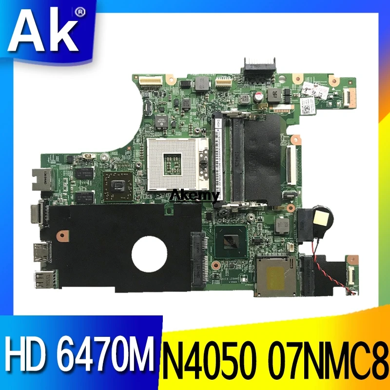 Материнская плата для ноутбука For DELL 07NMC8 inspiron 14 N4050 основная 7NMC8 HM67 w/ HD 6470M 1GB