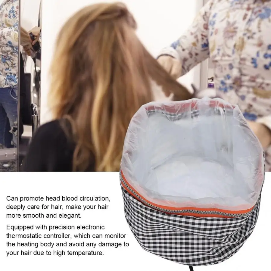 Бытовая электрическая маска для волос масляная шапочка термического лечения