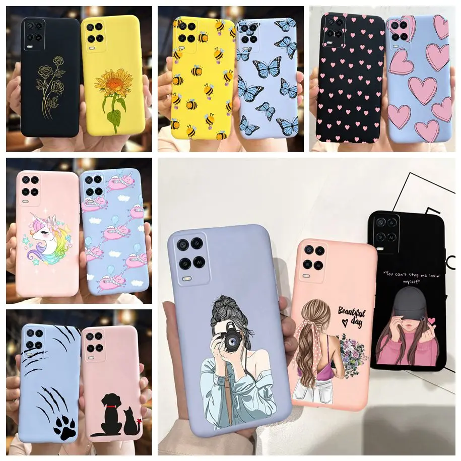 Высококачественный защитный чехол для OPPO A54 54 2021 силиконовый мобильного телефона