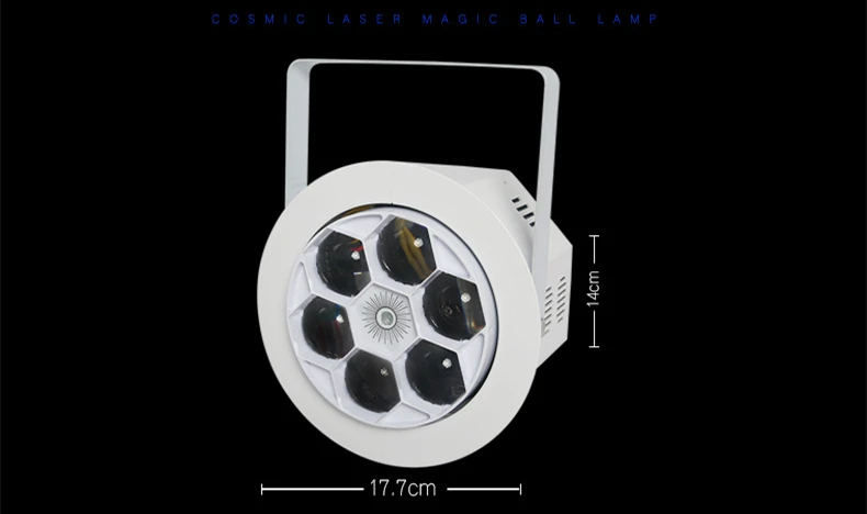 6 глаз маленький пчелиный свет барное сценическое освещение движущаяся голова