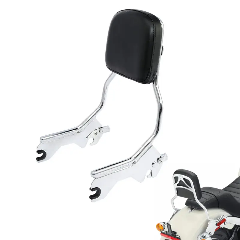 

Motorcycle Sissy Bar Upright Backrest For Harley Softail Low Rider Sport Glide FXLR FLSB 2018-2022