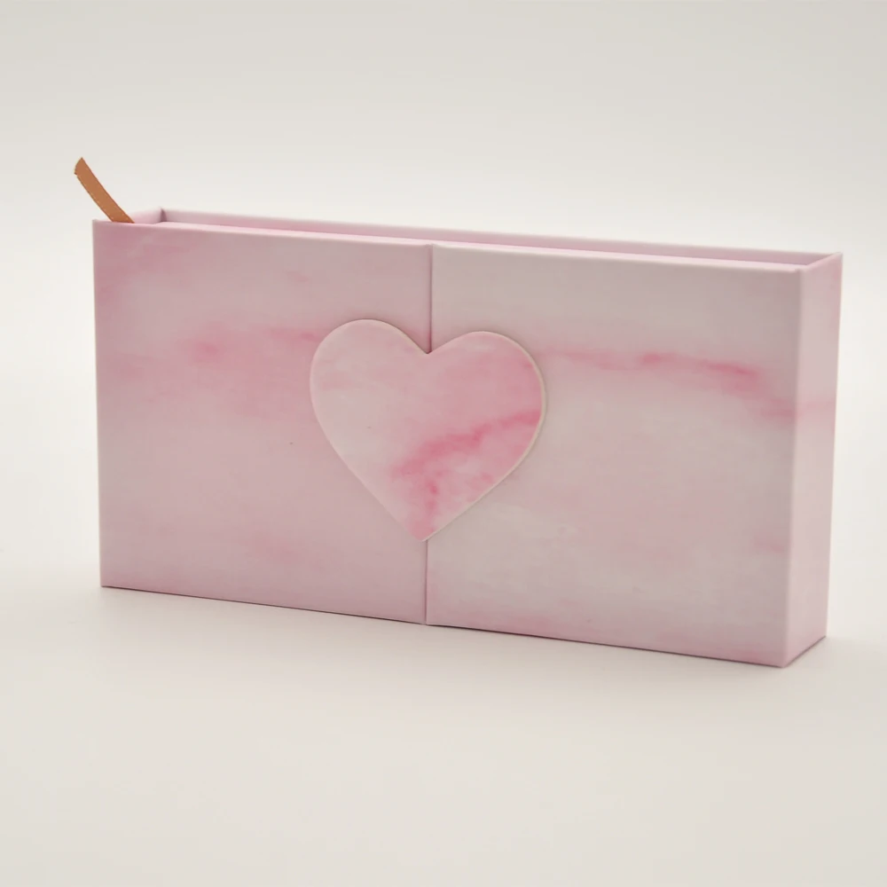 

Wholesale Eyelash Packaging Box Lash Boxes Package Custom Magnetic Light Pink 25mm False Eyelashes Makeup Storage Case Vendors