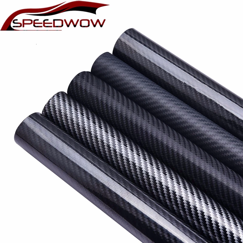 

SPEEDWOW 2D 3D 4D 5D 6D Carbon Fiber Vinyl Wrap Roll Film DIY Motorcycle Auto Wrap Sheet Roll Air Bubble Free Car Wrapping Sheet