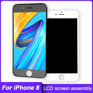 phone display touch screen replacement tempered glass mobile phone capacitive screen for iphone 8 plus black smart phone parts free global shipping
