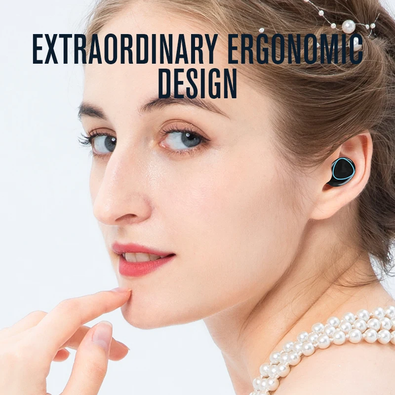 

M10 TWS Wireless Bluetooth 5.1 Headphones Waterproof Earbuds with Power Bank 3D Touch Control Headsets for All Smart Phone