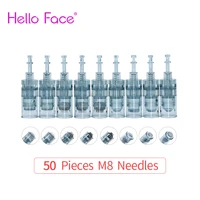 50 pcs m8 cartridge dr pem m8 needles bayonet cartridge 11 16 36 42 nano needle micro skin needling tip nano derma stamp