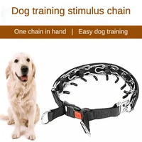 dog stimulating chain training collar dog training collar reflective silk collar pet p chain medium large dog dog supplies