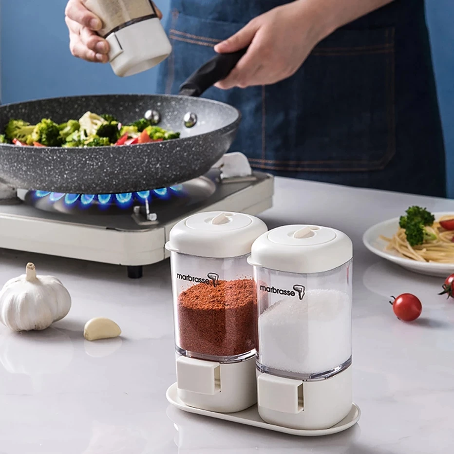 Бытовой Дозирующий пресс для соли спрей емкость кухни контроль артефакт