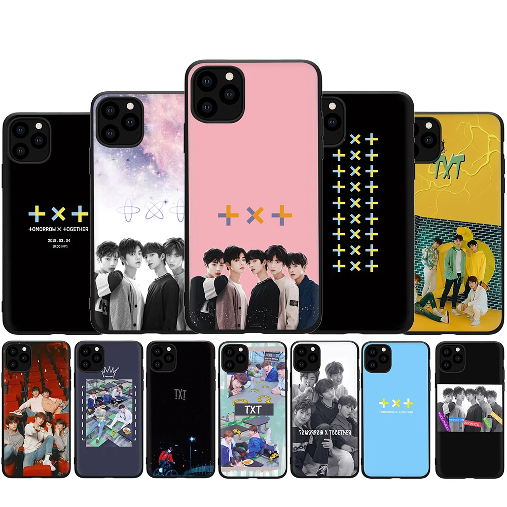 Мягкий силиконовый чехол TXT для телефона iphone 5 5s SE 2020 6 6s 7 8 Plus X XR XS 11 pro Max|Бамперы| |