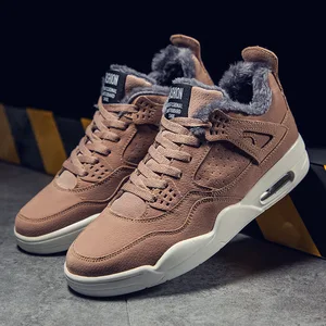 Кроссовки мужские теплые, удобная повседневная обувь, высокого качества