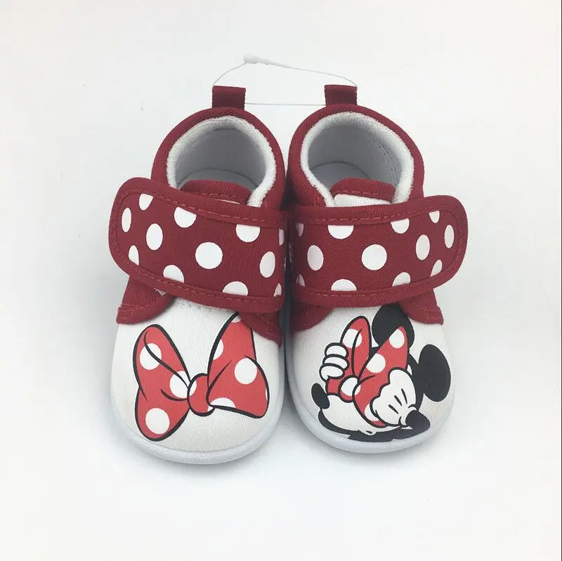 Новинка, Весенняя Нескользящая детская обувь Disney для мальчиков и девочек, детская обувь на мягкой подошве с Микки Маусом, функциональная од... от AliExpress WW