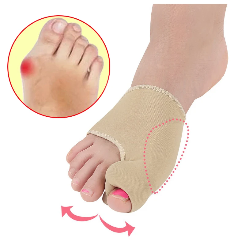1/2/3Pairs Bunion Corrector Big Bone Adjuster Silicone Gel Toe Separators Foot Care Pedicure Tools Bone Thumb Straightener