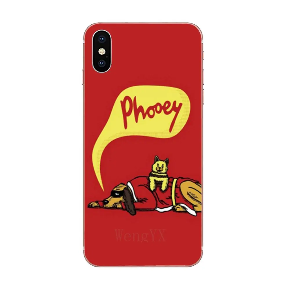 Винтаж мультфильм Hong Kong Phooey для Galaxy J1 J2 J3 J330 J4 J5 J6 J7 J730 J8 2015 2016 2017 2018 mini Pro ТПУ Модный