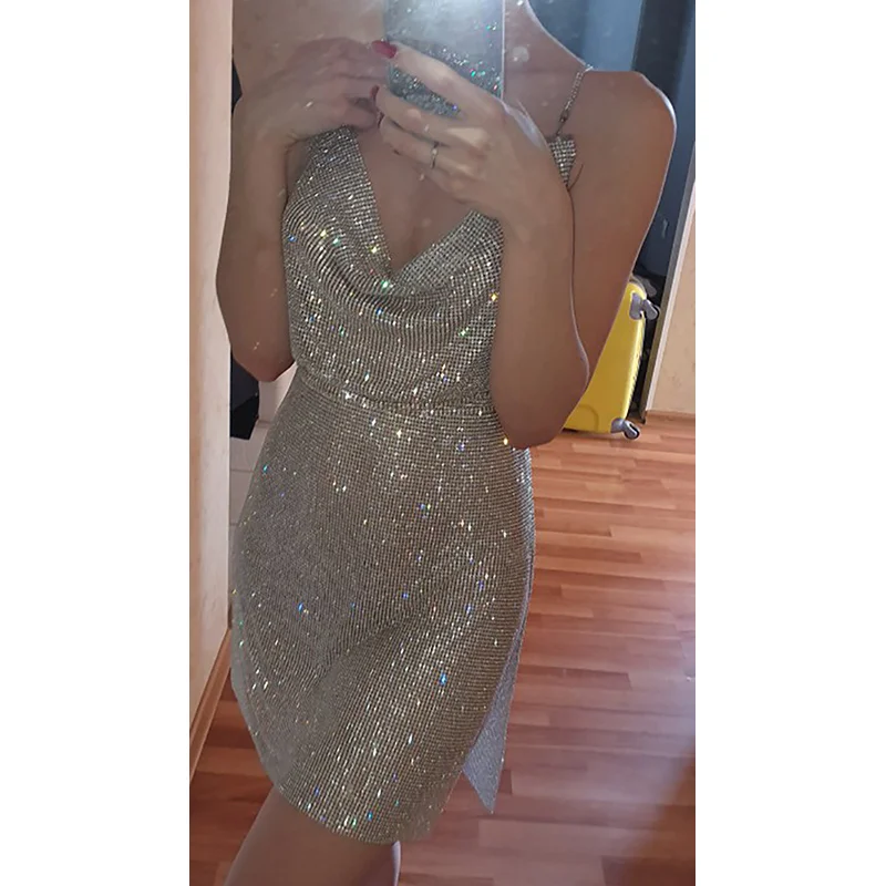 Love Aing/платье ручной работы с открытой спиной украшенное кристаллами и