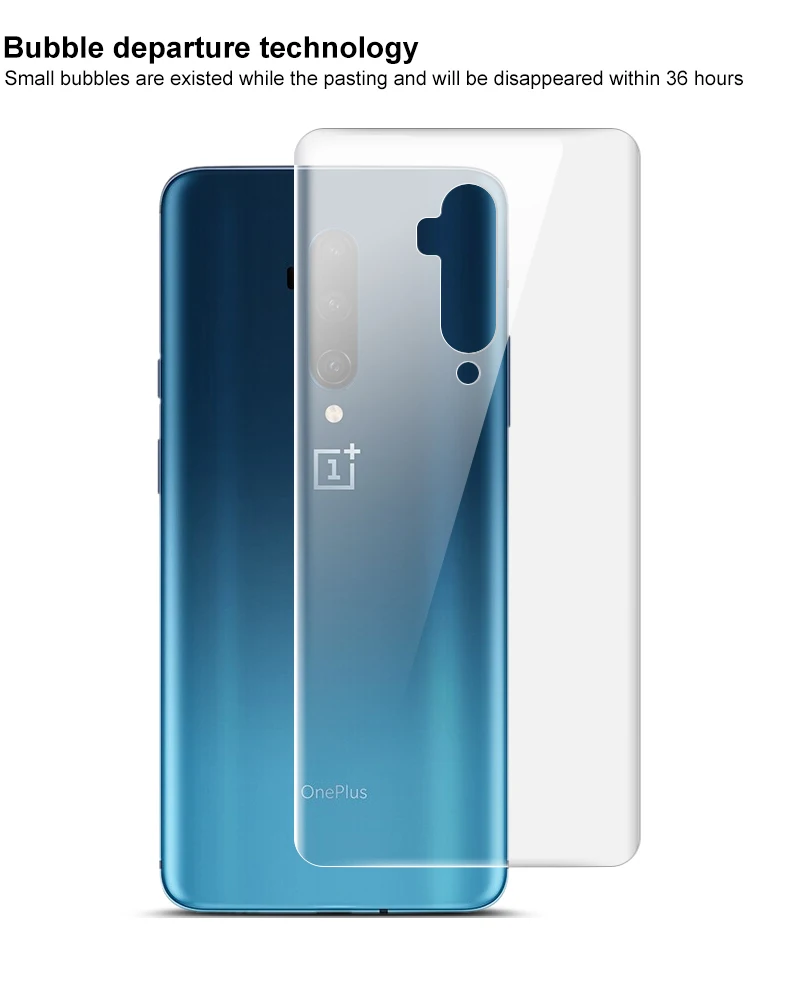 Imak Hydrogel III для Oneplus 7T Pro One Plus 7T Pro, 2 шт., защита для заднего экрана, передняя, задняя, полное покрытие, мягкая защитная пленка