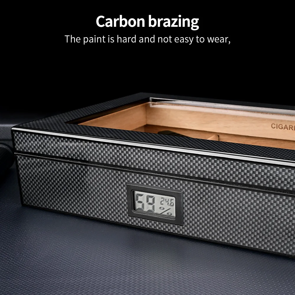 Портативный чехол для сигар из испанского кедра деревянная искусственная