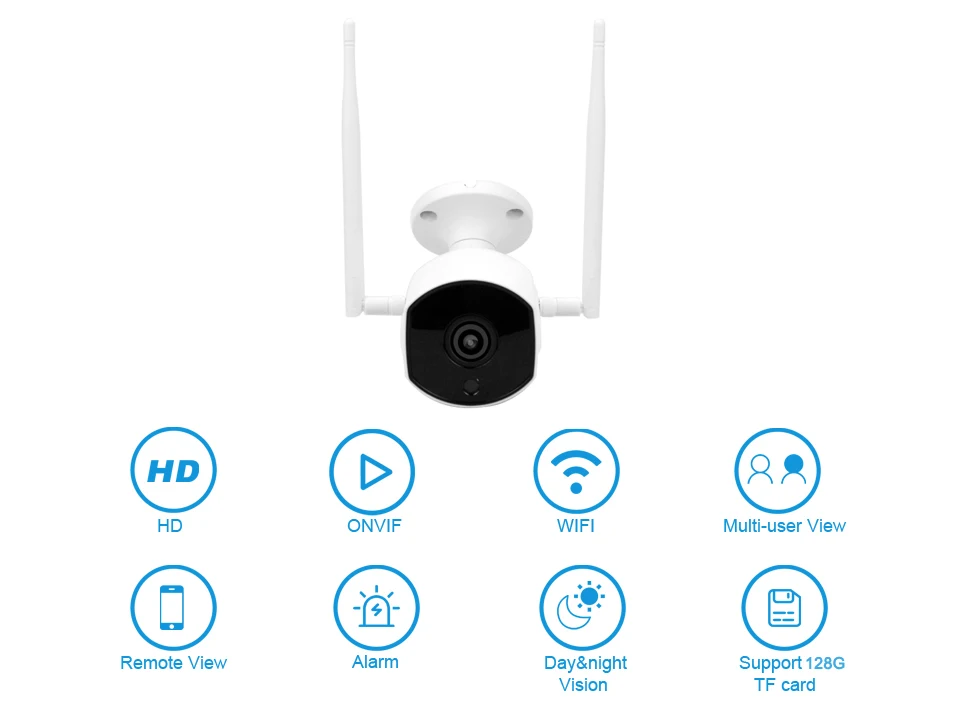 5MP/4MP/3MP/2MP 36pcs infared H.265+ ICsee 25fps 128G ONVIF IP66 наружная двухзвуковая Водонепроницаемая wifi беспроводная IP CCTV камера