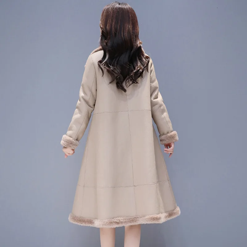 2019 модная зимняя женская меховая куртка приталенная однотонная Вельветовая