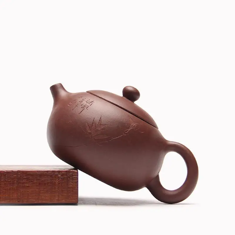 

Yixing Teapot Tea Pot filter Xishi Pot Beauties Handmade Purple Clay Teaware customized Gifts Drinkware Set Drink Puer