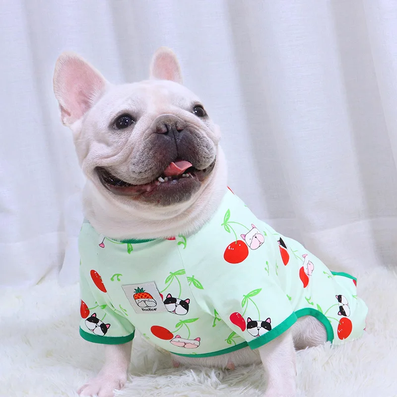 

Fadou plus velvet autumn and winter four-legged clothes thick pug clothes bulldog winter warm pajamas cotton