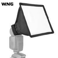 15x17cm softbox reflector flash diffuser foldable mini photography accessories soft box kit studio light for canon sony camera