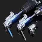 Магнитный угловой держатель отвертки 105 градусов, регулируемое гнездо для сверла, для деревообработки, электроинструмент с шестигранной рукояткой 14